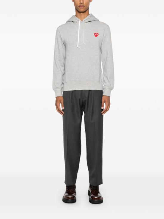 26FW 꼼데가르송 후드 티셔츠 AXT170 GREY - COMME DES GARCONS