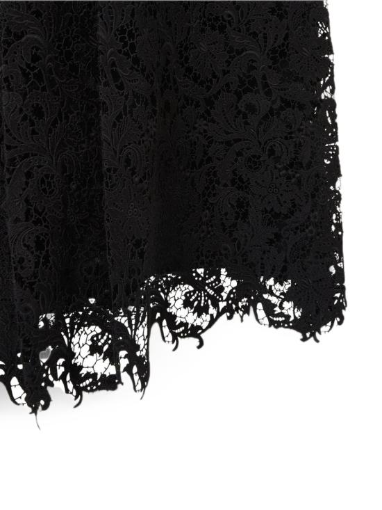 26FW 펜디 미디 스커트 FQ7762 B1U2F0QA1 BLACK - FENDI