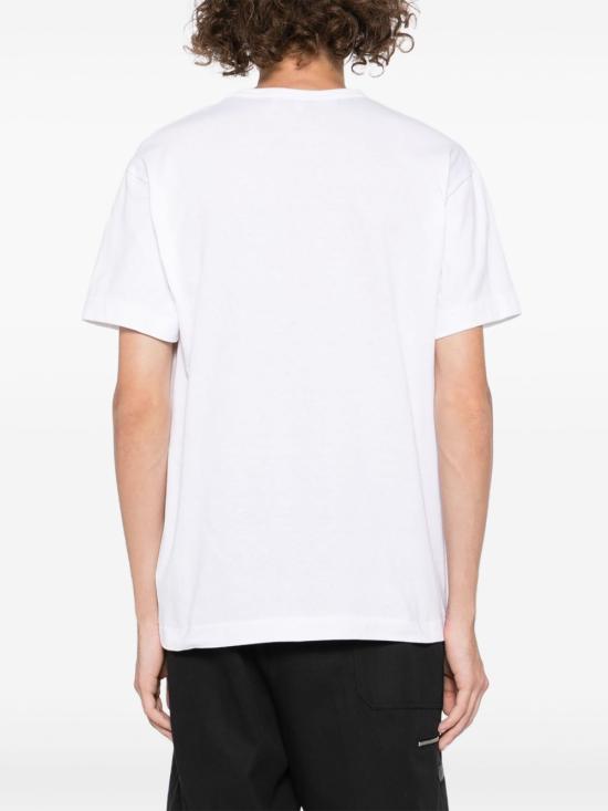 26FW 꼼데가르송 반팔 티셔츠 AXT345 1 WHITE - COMME DES GARCONS