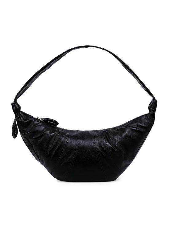 26FW 르메르 크루아상 라지 소프트 그레인드 레더 크로스백 BG0000 LF1329BK999 BLACK
