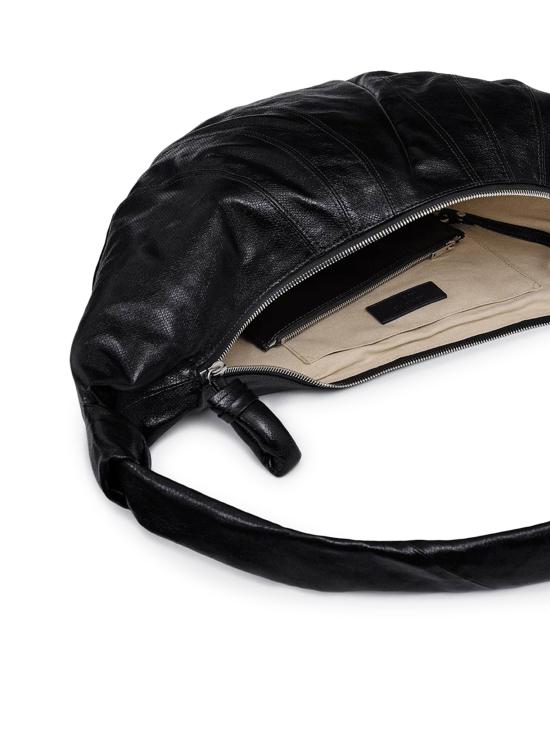 26FW 르메르 크루아상 라지 소프트 그레인드 레더 크로스백 BG0000 LF1329BK999 BLACK - LEMAIRE