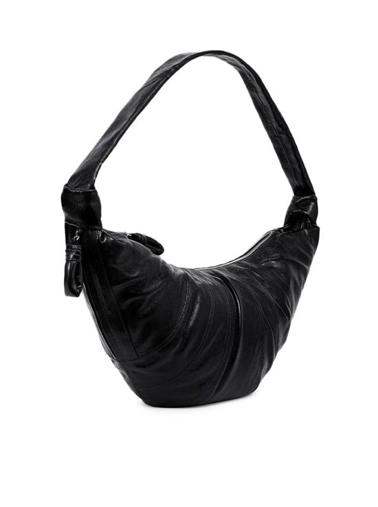 26FW 르메르 크루아상 라지 소프트 그레인드 레더 크로스백 BG0000 LF1329BK999 BLACK - LEMAIRE