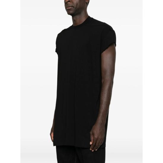 26FW 릭 오웬스 반팔 티셔츠 RR02F4255 JA09 BLACK - RICK OWENS