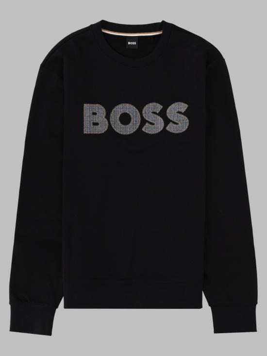 26FW 보스 긴팔 티셔츠 50565651 10277889001 BLACK