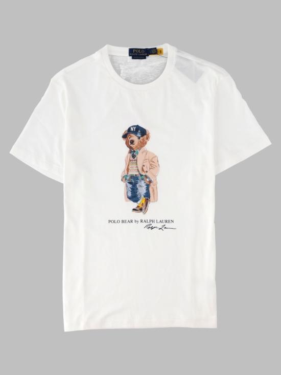 26FW 폴로 랄프로렌 반팔 티셔츠 710B30192 001WHITE