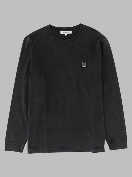 26FW 메종키츠네 긴팔 티셔츠 PM00119KJBIT7 0519 BLACK