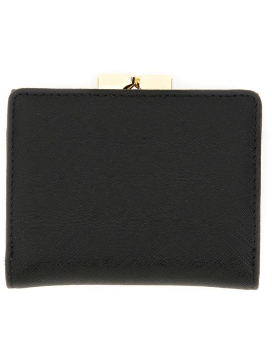 26FW 비비안웨스트우드 크로커다일 엠보스드 프레임 월렛 5115002MW L001NN402 BLACK - VIVIENNE WESTWOOD