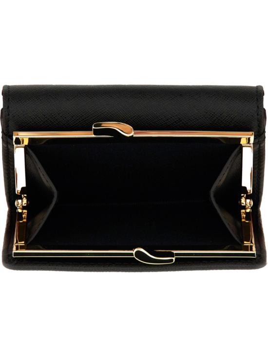 26FW 비비안웨스트우드 크로커다일 엠보스드 프레임 월렛 5115002MW L001NN402 BLACK - VIVIENNE WESTWOOD