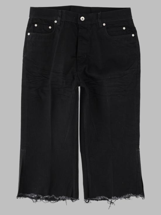 26FW 릭 오웬스 BOLAN 컷오프 진 RR02F4303 HDK09 BLACK