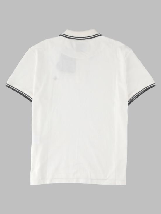 26FW 비비안웨스트우드 스크리블 체크 코튼 반팔 폴로 셔츠 2H01000Y J00AUA401 WHITE - VIVIENNE WESTWOOD