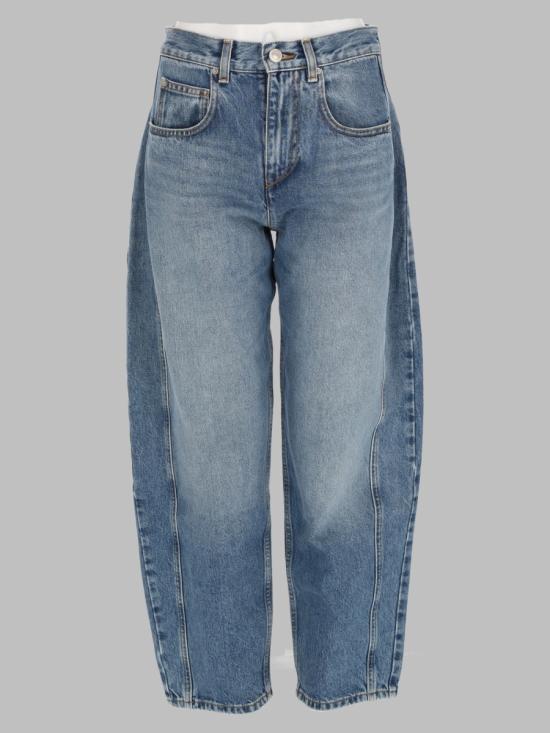 26FW 이자벨마랑 오리안 페이디드 데님 배럴 진 PA0584FA D1H04I30LU BLUE