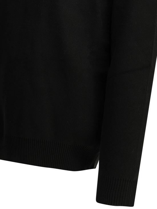 26FW 골든구스 Golden 레터링 밀리터리 크루넥 스웨터 GMP00841 P00197290100 BLACK - GOLDEN GOOSE