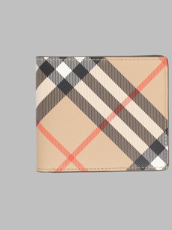 26FW 버버리 체크 반지갑 샌드 8091926 A2021 BEIGE