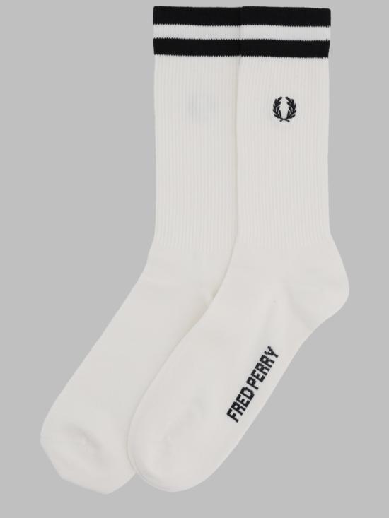 26FW 프레드페리 양말 FP C1150 59 129 WHITE