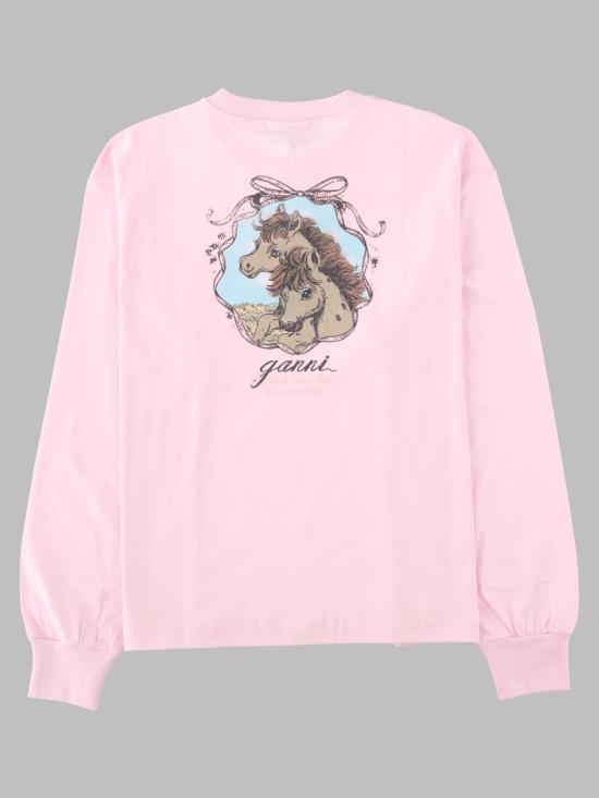26FW 가니 탑 A1050223 868 PINK - GANNI
