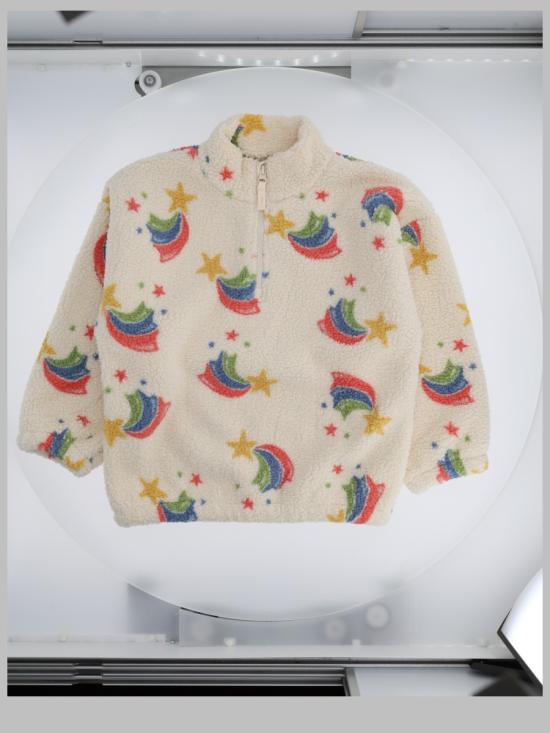 26FW [키즈] 콩제 슬래드 풀오버 KS106047K RAINBOWSTAR BEIGE