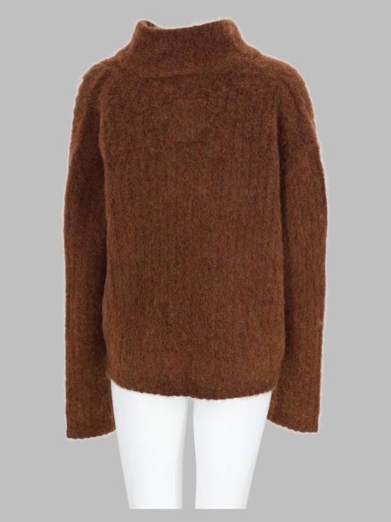 26FW 우마 왕 폴로 티셔츠 UK7165 UW240 BROWN - UMA WANG