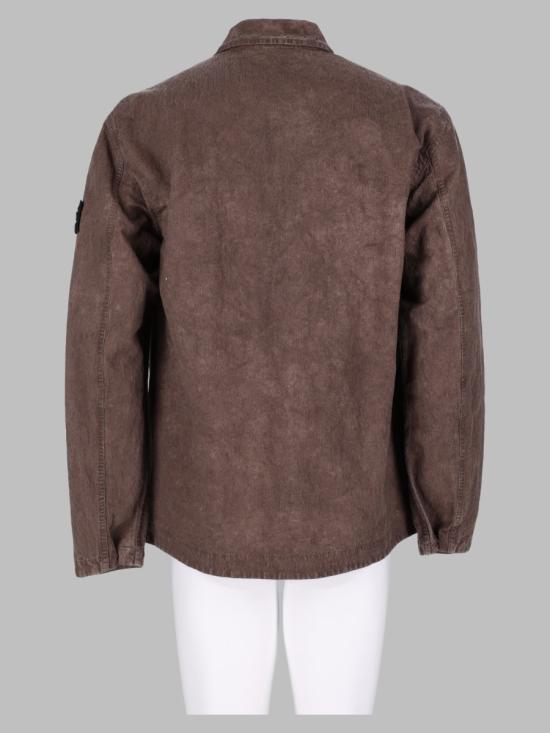 26FW 스톤 아일랜드 테라 이펙트 집업 코듀로이 오버셔츠 L2S151200029 S0446V0062 GREY - STONE ISLAND