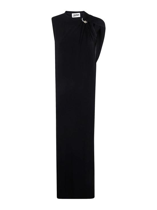25FW 장 폴 고티에 롱 원피스 2503WDR032J00800 BLACK