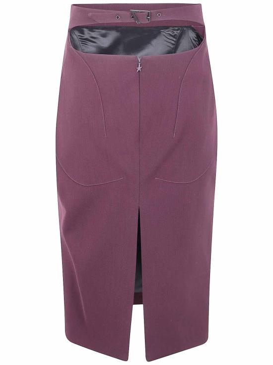 25FW 뮈글러 미디 스커트 25F1JU05421963402 PINK - MUGLER