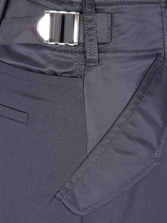 25FW 사카이 스트레이트 팬츠 2507950001 Black - SACAI