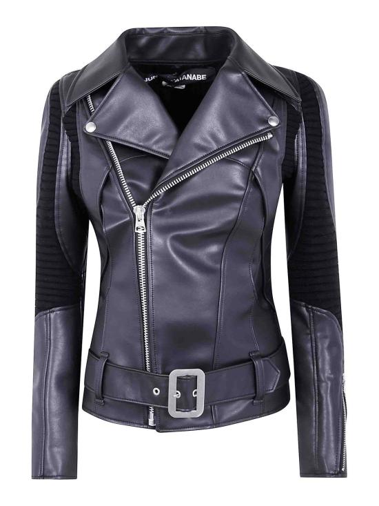 25FW 와타나베 준야 바이커 자켓 JPJ0070511 BLACK