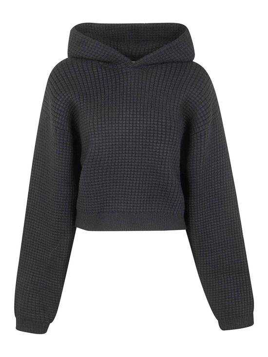 25FW 피어오브갓 헤비 와플 90s 후드 티셔츠셔츠 192HO255011FWVINTAGE Black