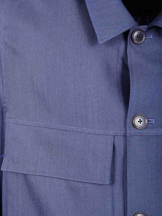 25FW 폴 스미스 긴팔 셔츠 M1R703YT0279147 Blue - PAUL SMITH