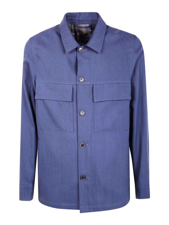 25FW 폴 스미스 긴팔 셔츠 M1R703YT0279147 Blue
