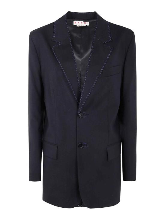 25FW 마르니 수트 자켓 GIMA0294SUTW83900N99 BLACK