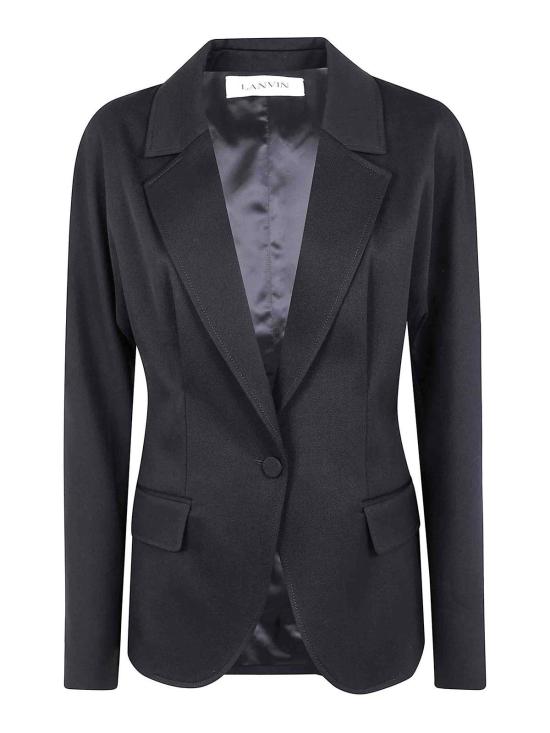 25FW 랑방 수트 자켓 RWJA00244885H2510 BLACK