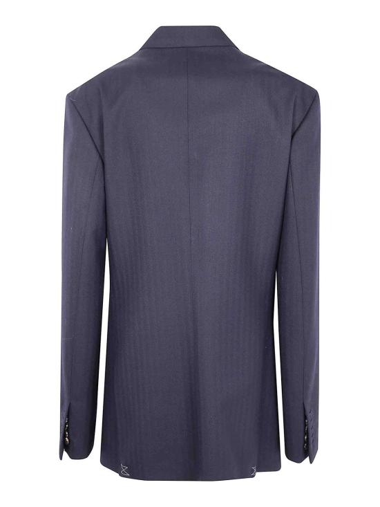 25FW 드리스 반 노튼 수트 자켓 25201043221935E15 BLUE - DRIES VAN NOTEN