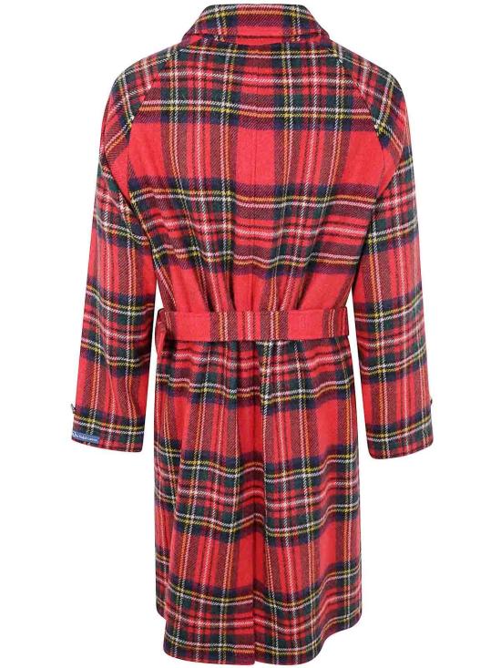 25FW 폴로 랄프로렌 플래드 울 트위드 발마칸 코트 715981028001BRIGHT Red - POLO RALPH LAUREN