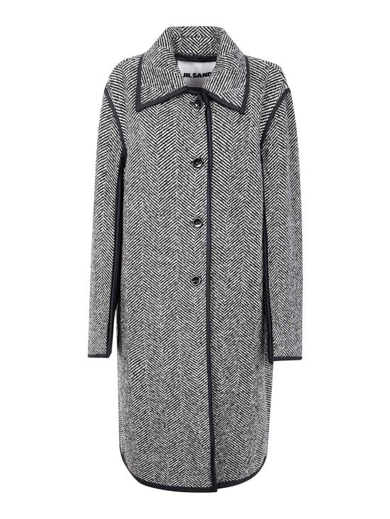 25FW 질샌더 코트 J02AA0194J40261092 Grey