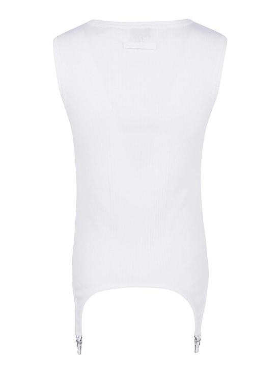 25FW 장 폴 고티에 민소매 티셔츠 2504WTO387J01401 White - JEAN PAUL GAULTIER