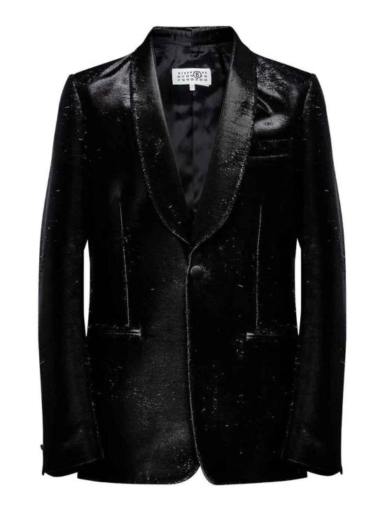 25FW MM6 메종마르지엘라 수트 자켓 SH2BN0015M35610900 BLACK