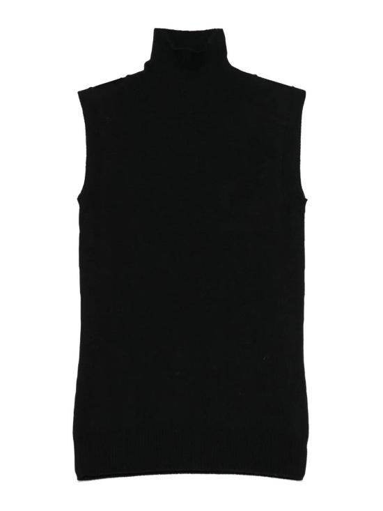25FW 스포트막스 VERTIGO 베르티고 버진울 슬리브리스 탑 25223660116E15 Black