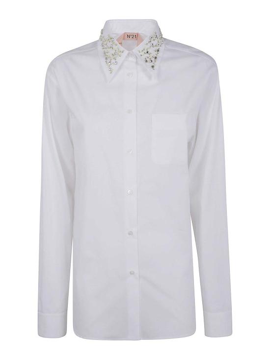 25FW 누메로벤투노 셔츠 G02101871101 WHITE