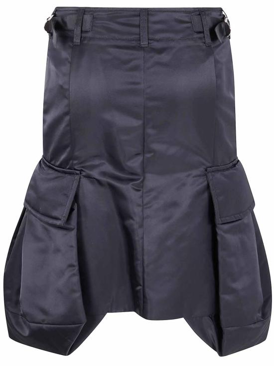 25FW 사카이 미디 스커트 2507994001 BLACK - SACAI