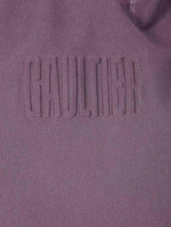 25FW 장 폴 고티에 엠보스드 고티에 크롭 후드 티셔츠 2503WTO288J00571 Brown - JEAN PAUL GAULTIER