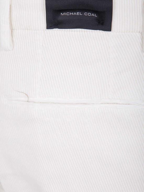 25FW 마이클 콜 수트 팬츠 MCBRAPLS2741F25009 White - MICHAEL COAL
