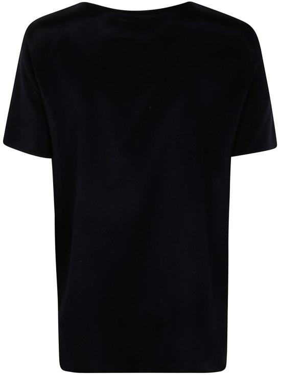 25FW 막스마라 반팔 티셔츠 25211160386E15 BLACK - MAX MARA