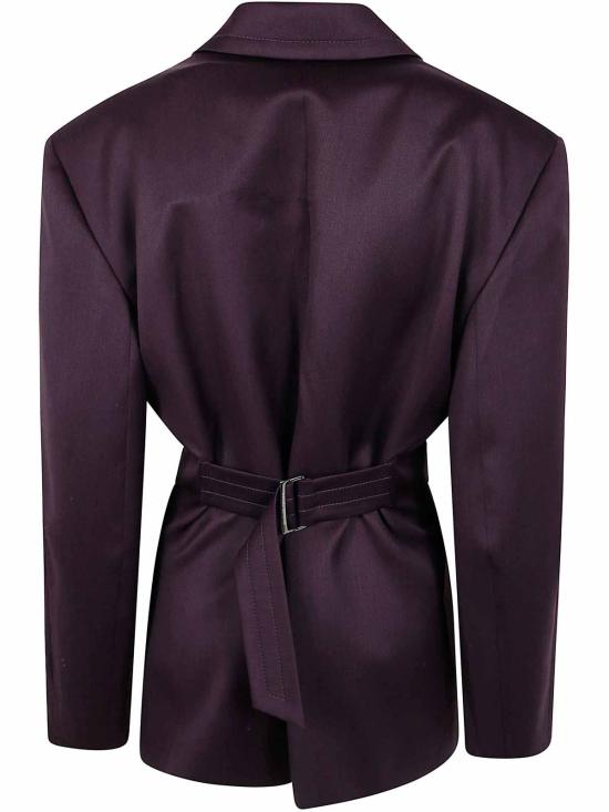 25FW 마그다뷰트림 수트 자켓 104925BURGUNDY RED - MAGDA BUTRYM