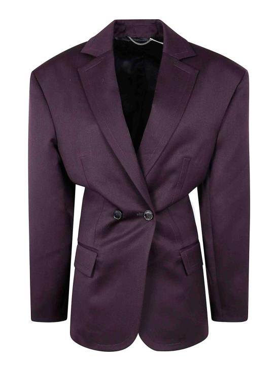 25FW 마그다뷰트림 수트 자켓 104925BURGUNDY RED