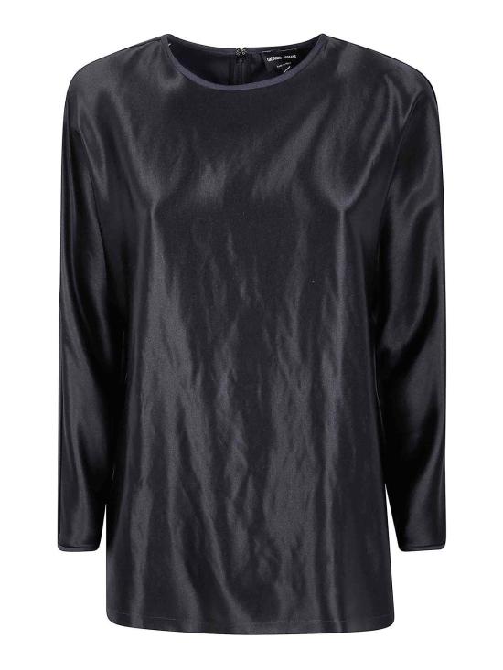 25FW 조르지오 아르마니 블라우스 GW001580TE15808UC001 BLACK