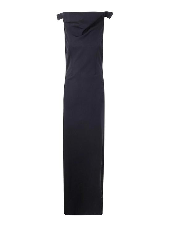 25FW 장 폴 고티에 롱 원피스 2503WDR045W00200 BLACK