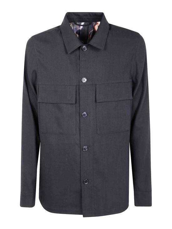 25FW 폴 스미스 긴팔 셔츠 M1R703YT0279179 Black