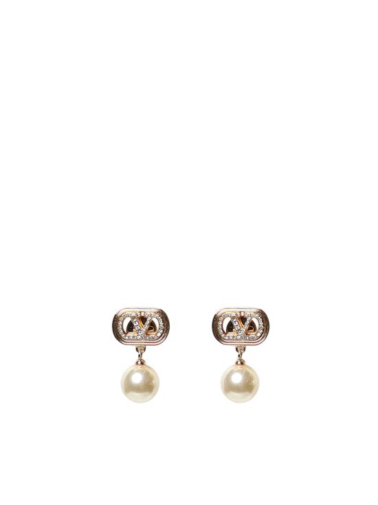 26FW 발렌티노 가라바니 이어링 9W2J0Y78 QVSCNP GOLD CREAM CRYSTAL