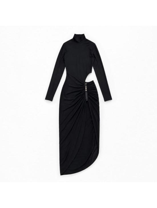 26FW 아마주인 롱 원피스 13ADRU DB Black