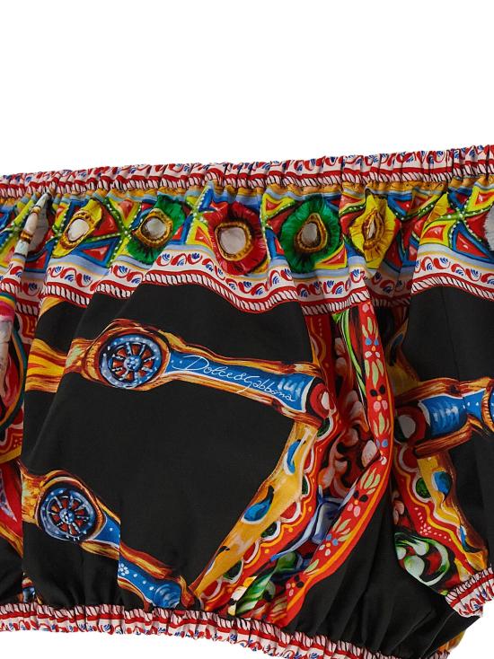 26FW 돌체앤가바나 탑 카레토 스 멀티컬러 - DOLCE & GABBANA